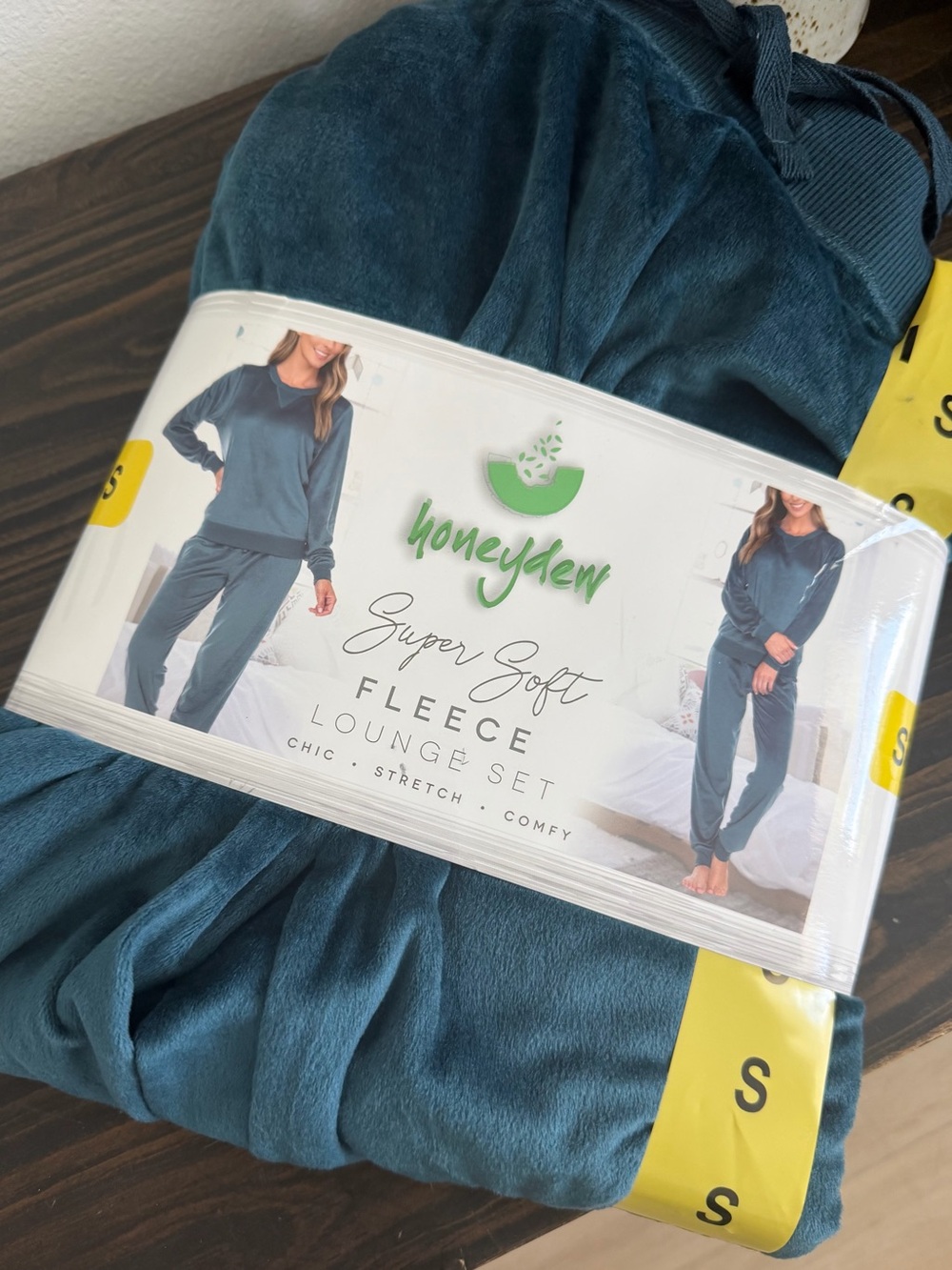 Honeydew Intimates Super Soft Fleece Lounge Set in Teal
